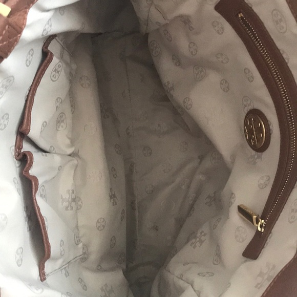 Tory Burch linen tote - Picture 2 of 8